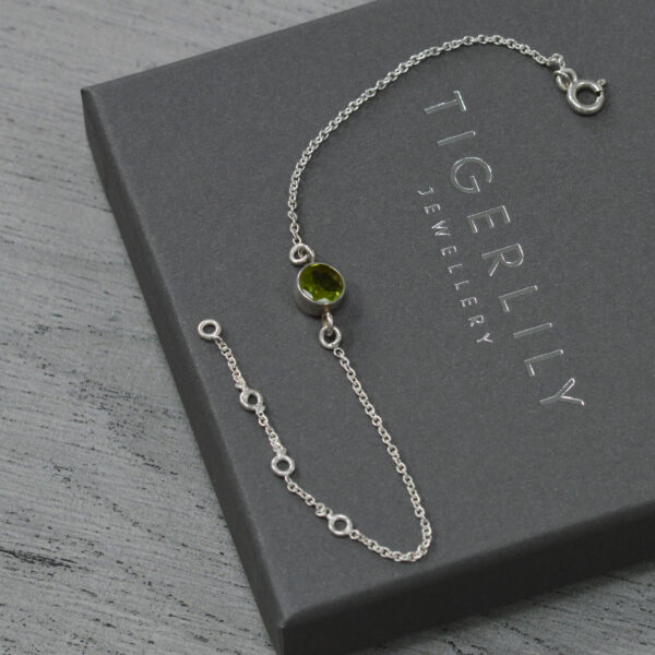 Peridot birthstone jewellery