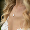 Silver bead and pearl necklace - Image 2