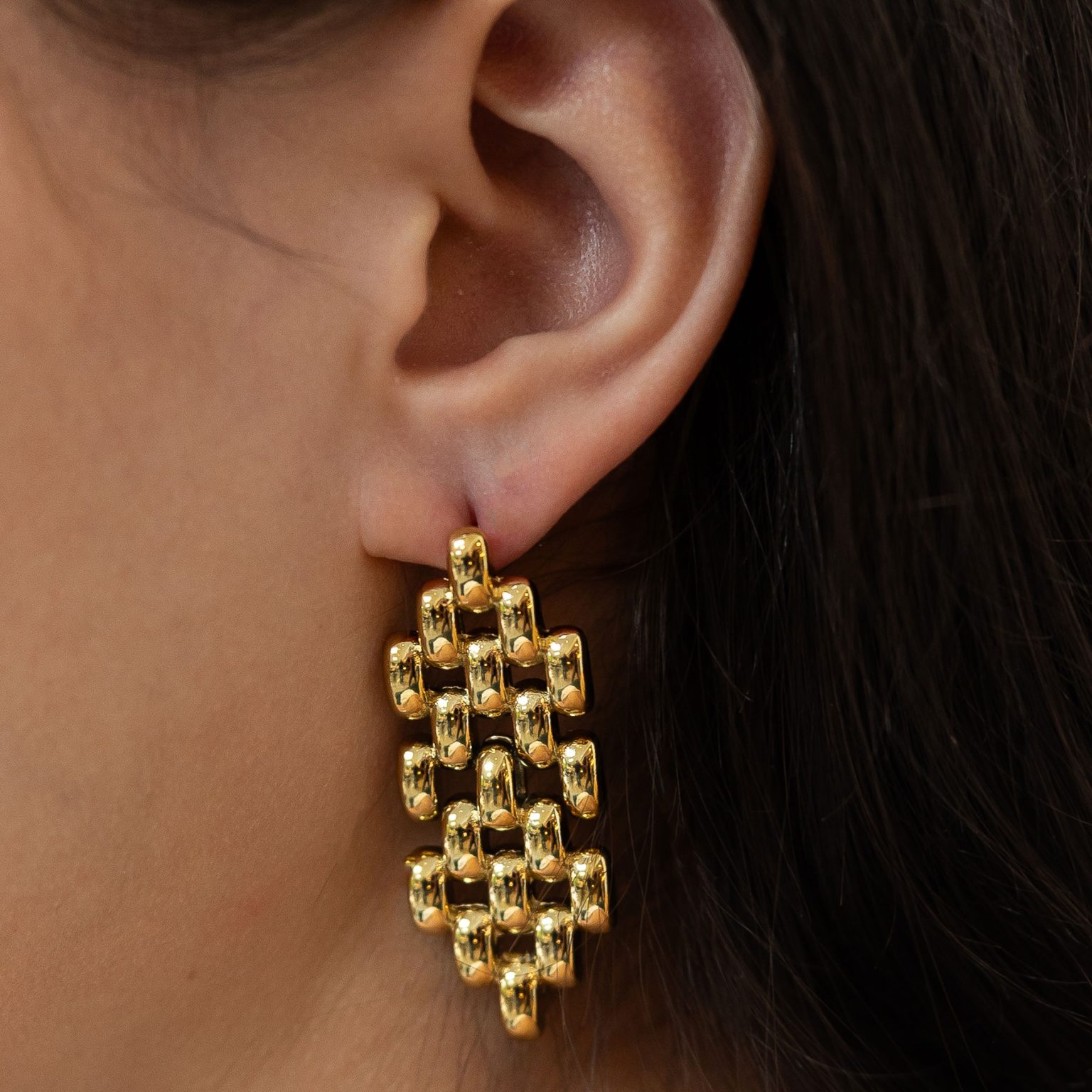 Chainmail earrings