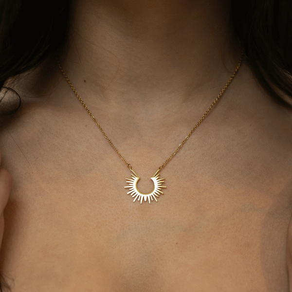 Sunburst necklace