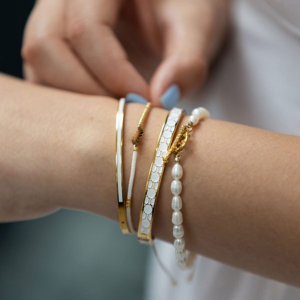 White bead and sun friendship bracelet - Image 3