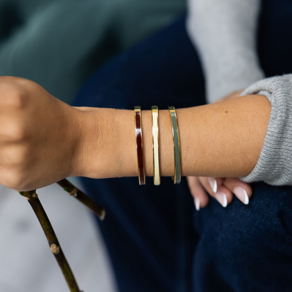 Heritage enamel bangle